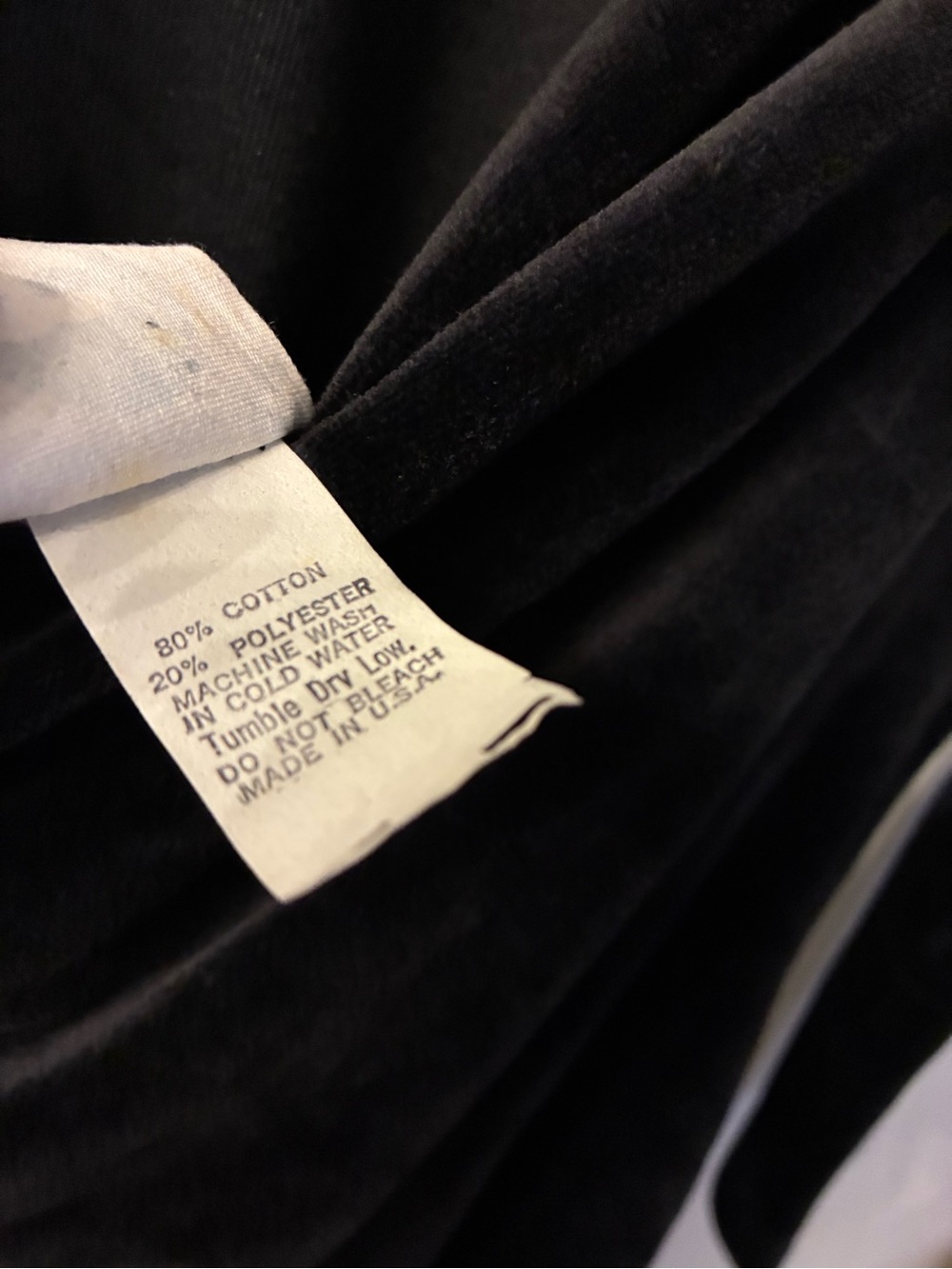 Vintage 1980’s Original Rare Betsey Johnson Punk Label Velvet Maxi Dress Black - Picture 12 of 13
